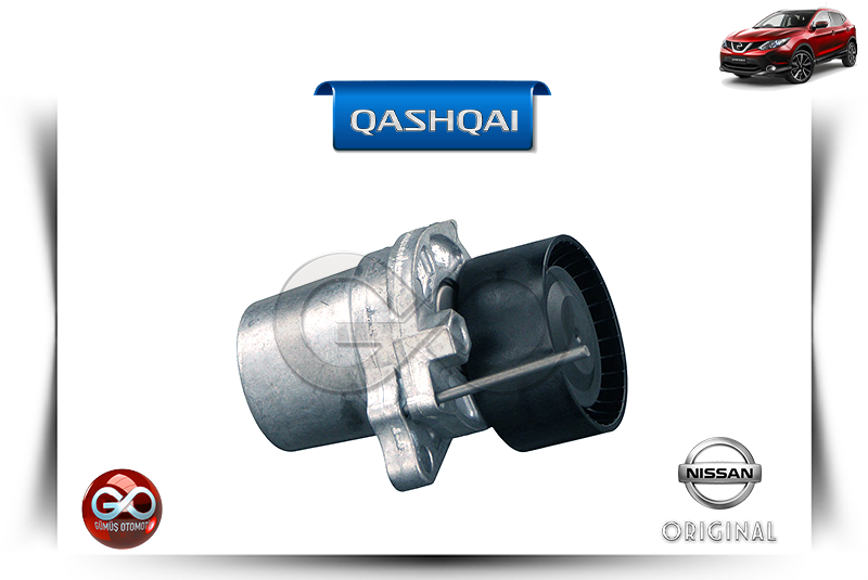 11955-00Q0G<br> ALTERNATÖR - KLİMA KAYIŞ GERGİSİ <br> QASHQAI-J11E-R9M-1600 cc DİZEL - Gümüş Otomotiv