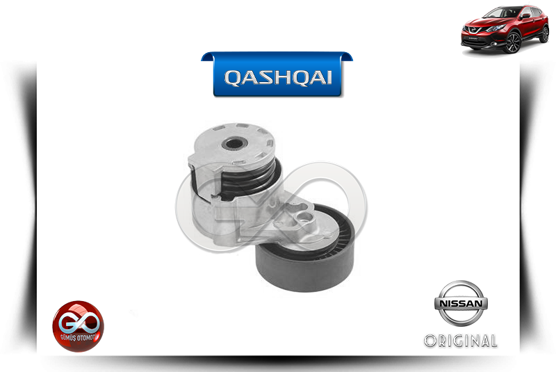 11955-1KB2A<br> ALTERNATÖR + KLİMA KAYIŞ GERGİ RULMANI<br> QASHQAI-J11E-K9K-1500 cc DİZEL - Gümüş Otomotiv