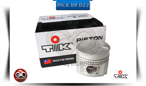 12010-3S300<br>PİSTON "STANDART" - TAKIM<br>PICK UP - D22- TD25 - 2500 cc  DİZEL - Gümüş Otomotiv
