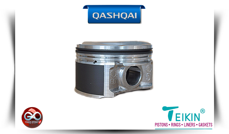 12010-BC200 piston, segman oluklu metal parça