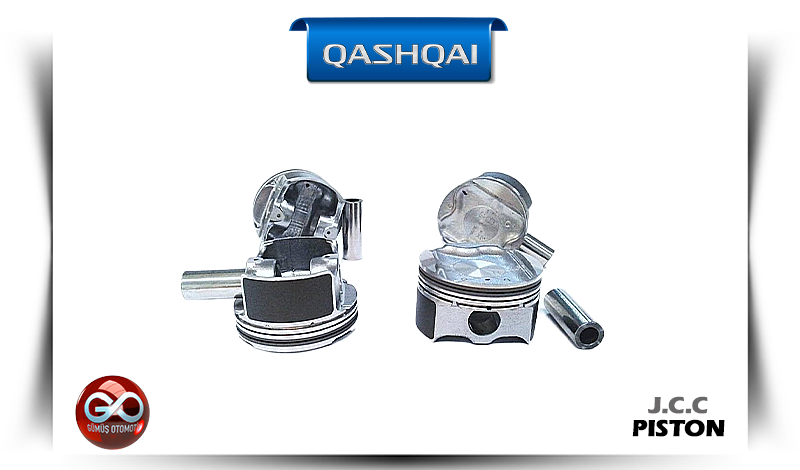 12010-BC220<br> PİSTON  "TAKIM" - "0,50 mm"<br>QASHQAI | J10E | HR16DE | 1600 cc  BENZİNLİ - Gümüş Otomotiv