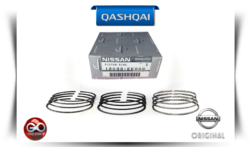 12036-EE000 <br>SEGMAN "TAKIM" - "0,50 mm"<br>QASHQAI | J10E | HR16DE | 1600 cc BENZİNLİ - Gümüş Otomotiv
