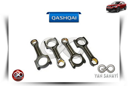 Metal piston kolu biyel kolu seti, yuvarlak yataklı bağlantı parçaları