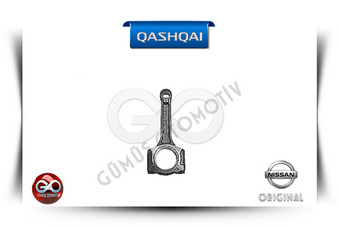 12100-EE000  <br> PİSTON KOLU<br> QASHQAI | J10E | HR16DE | 1600 cc  BENZİNLİ - Gümüş Otomotiv