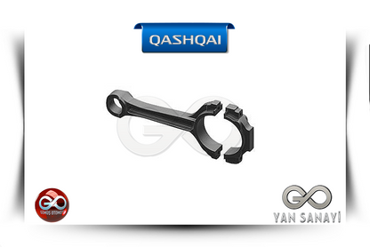 12100-00QAJ siyah metal bağlantı kolu, iki uçlu bağlantı parçası