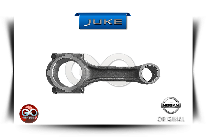 12100-00QAJ<br>PİSTON KOLU<br>JUKE-F15E-K9K-1500 cc DİZEL - Gümüş Otomotiv