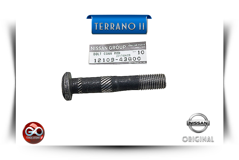 12109-43G00  <br>PİSTON KOL SAPLAMASI <br>TERRANO II | R20 | TD27TI | 2700 CC TURBO DİZEL - Gümüş Otomotiv