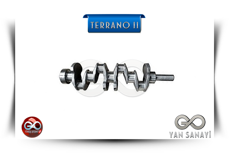 12200-43G00  <br> KRANK MİLİ <br>TERRANO II | R20 | TD27TI | 2700 CC TURBO DİZEL - Gümüş Otomotiv