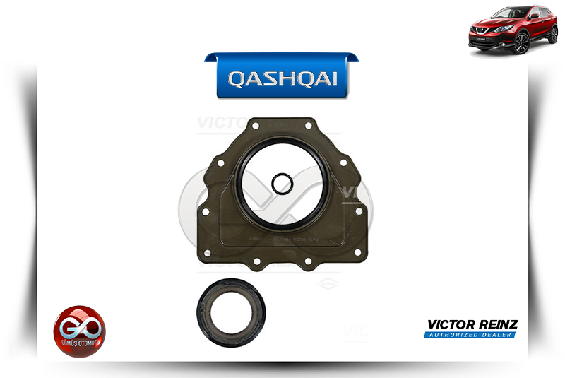 12279-00Q0F<br> KRANK ARKA KEÇESİ<br> QASHQAI-J11E-R9M-1600 cc DİZEL - Gümüş Otomotiv