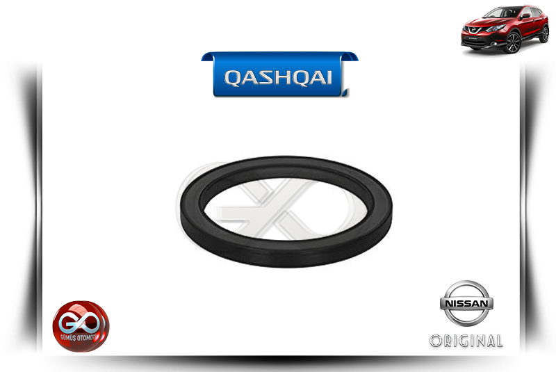 12279-00QAE<br> KRANK ARKA KEÇE<br> QASHQAI-J11E-K9K-1500 cc DİZEL - Gümüş Otomotiv