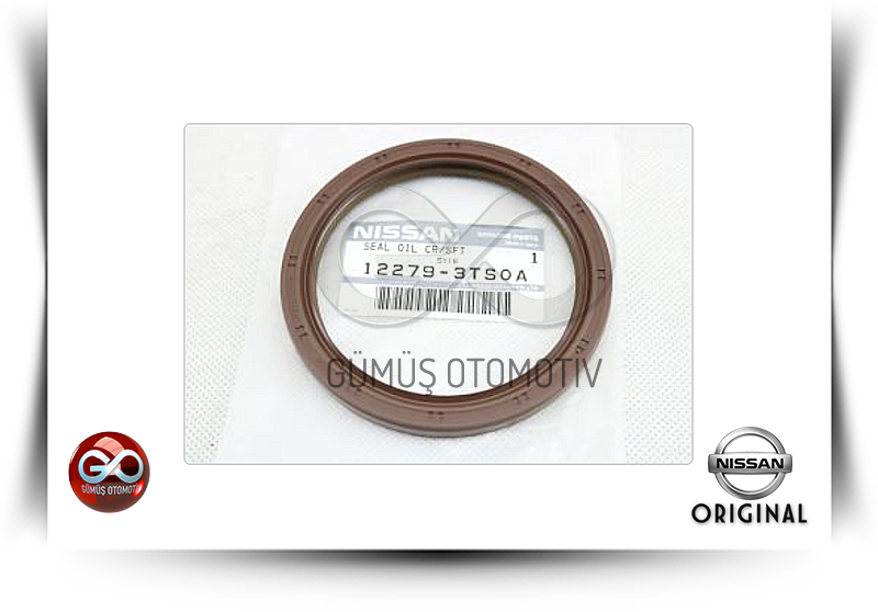 12279-AD200 <br>KRANK ARKA KEÇESİ <br>NAVARA = D40 = YD25DDTI = 2500 cc = DİZEL - Gümüş Otomotiv