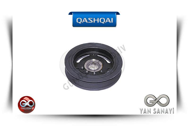 12303-00Q0J<br>MOTOR KRANK PULESİ<br>QASHQAI - J10E - K9K - 1500 cc  DİZEL - Gümüş Otomotiv