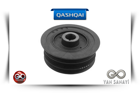 12303-0W000<br>  KRANK PULESİ<br> QASHQAI-J11E-HRA2DDT-1200 cc BENZİNLİ - Gümüş Otomotiv