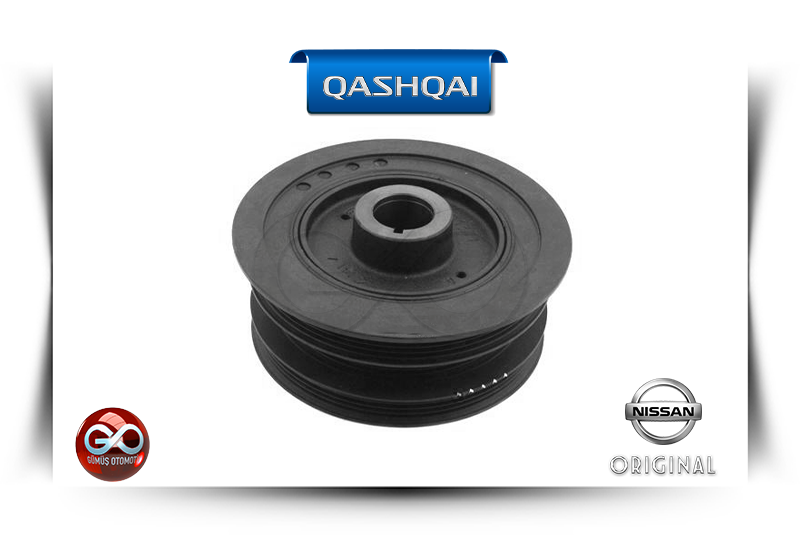 12303-0W000<br>  KRANK PULESİ<br> QASHQAI-J11E-HRA2DDT-1200 cc BENZİNLİ - Gümüş Otomotiv