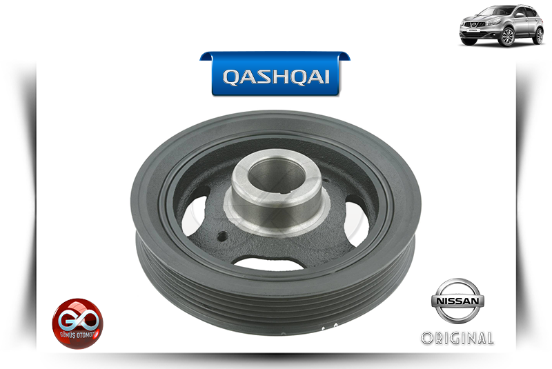 12303-EN20C <br> KRANK PULESİ<br> QASHQAI - J10E - MR20DE - 2000 cc DİZEL - Gümüş Otomotiv