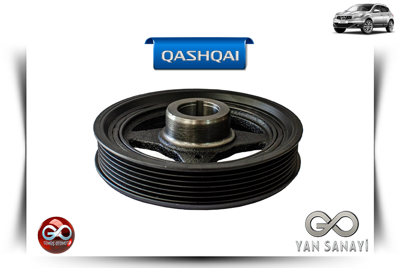 12303-EN20C <br> KRANK PULESİ<br> QASHQAI - J10E - MR20DE - 2000 cc DİZEL - Gümüş Otomotiv