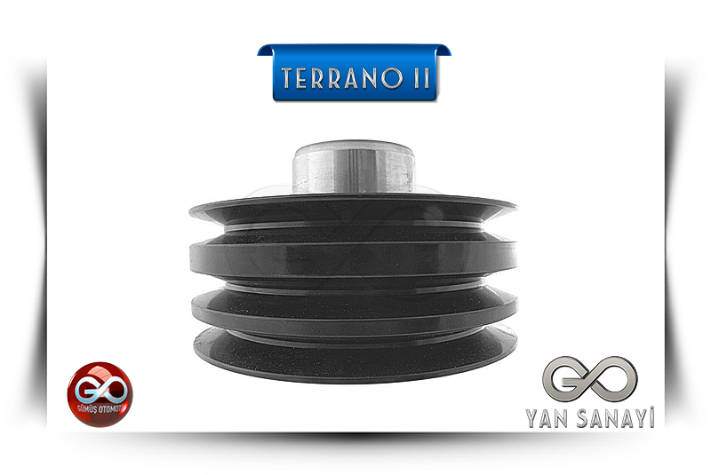 12303-G2400  <br> KRANK PULESİ <br>TERRANO II | R20 | TD27TI | 2700 CC TURBO DİZEL - Gümüş Otomotiv