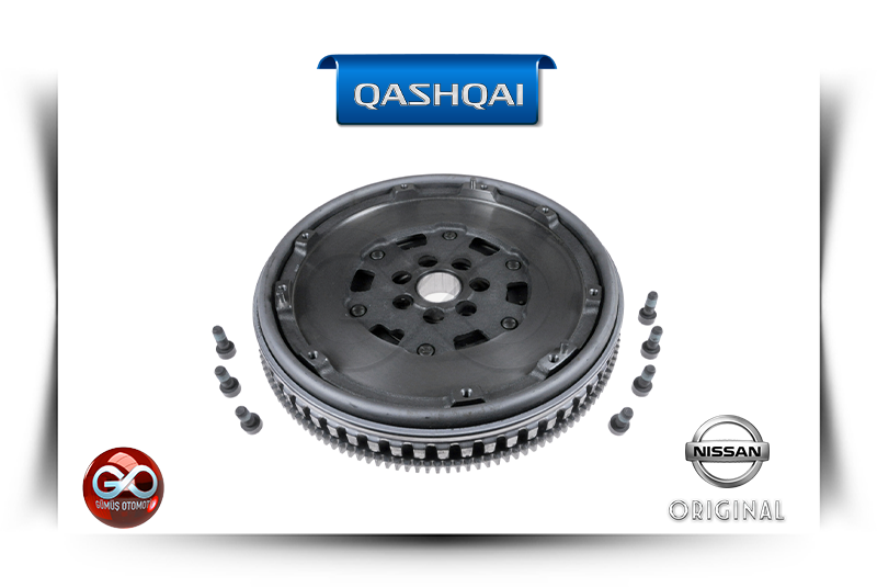 NISSAN ORJİNAL debriyaj volanı; dişli çemberli ve delikli merkezli dairesel parça