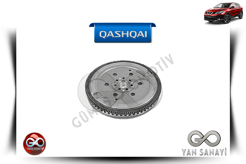 12310-00Q3C<br> OYNAR VOLANT<br> QASHQAI-J11E-K9K-1500 cc DİZEL - Gümüş Otomotiv