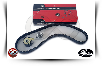 Gates PowerGrip kayış seti: mavi dişli kayış ve makaralar, kutulu