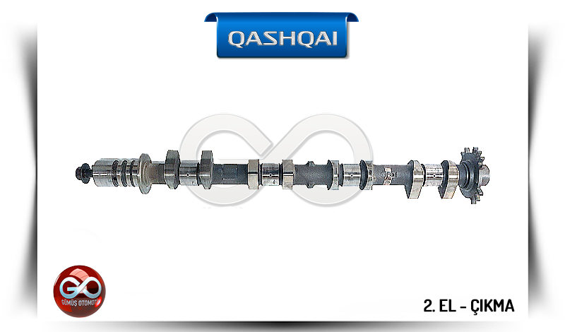 Eksantrik mili, kam kanallı metal motor yedek parçası