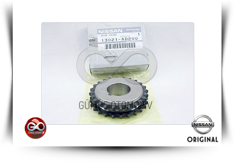 13021-AD200<br>KRANK ÖN DİŞLİSİ<br>PICK UP >>ND22 >>YD25DDTI >>2500 cc  DİZEL - Gümüş Otomotiv