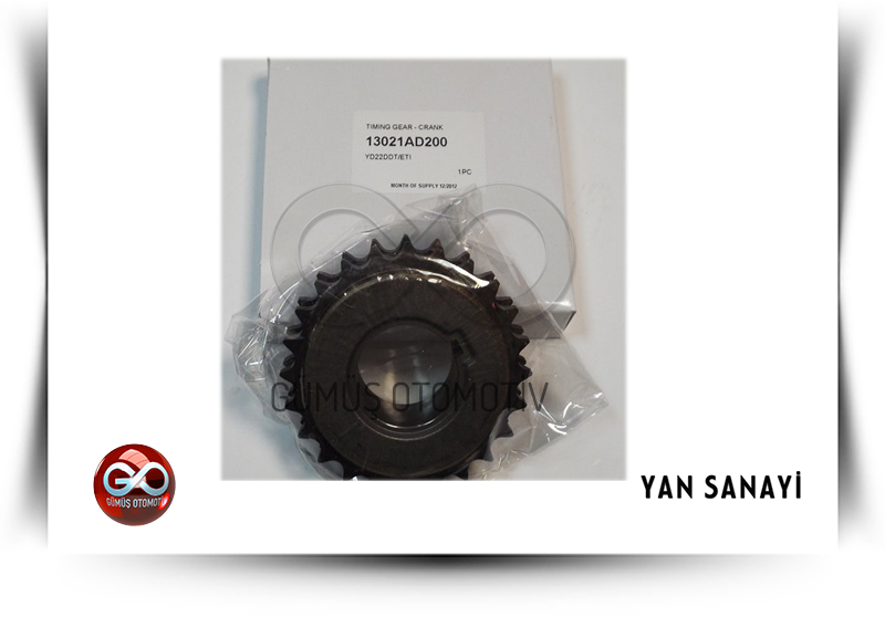 13021-AD200<br>KRANK ÖN DİŞLİSİ<br>PICK UP >>ND22 >>YD25DDTI >>2500 cc  DİZEL - Gümüş Otomotiv
