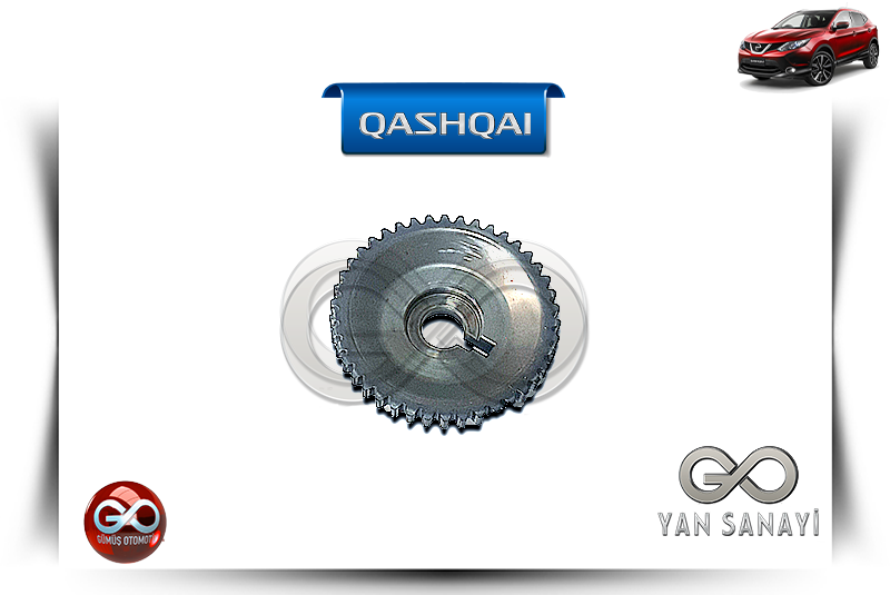 13024-00Q0H<br> EMME EKSANTRİK MİL DİŞLİSİ<br> QASHQAI-J11E-R9M-1600 cc DİZEL - Gümüş Otomotiv