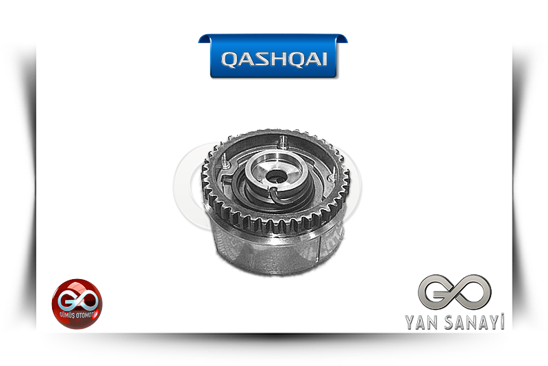13025-00Q0E<br> EKSOZ EKSANTRİK MİL DİŞLİSİ<br> QASHQAI-J11E-HRA2DDT-1200 cc BENZİNLİ - Gümüş Otomotiv