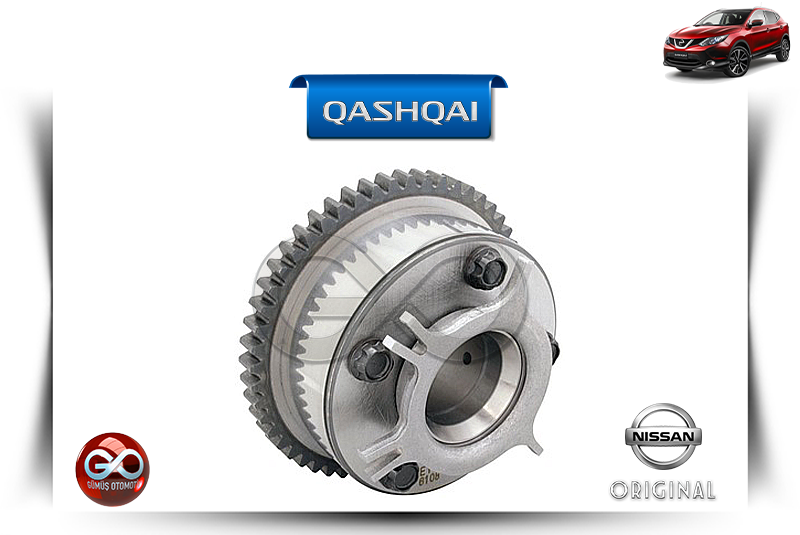 13025-00QAE<br> EKSOZ EKSANTRİK MİL DİŞLİSİ<br> QASHQAI-J11E-R9M-1600 cc DİZEL - Gümüş Otomotiv
