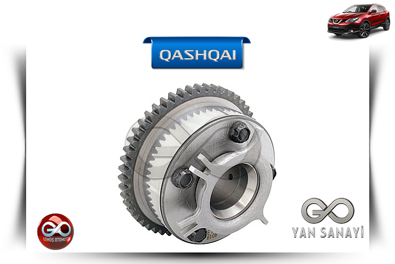 13025-00QAE<br> EKSOZ EKSANTRİK MİL DİŞLİSİ<br> QASHQAI-J11E-R9M-1600 cc DİZEL - Gümüş Otomotiv