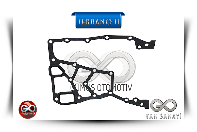 13037-69T01 <br>MOTOR ÖN KAPAK CONTASI<br>TERRANO II | R20 | TD27TI | 2700 CC TURBO DİZEL - Gümüş Otomotiv