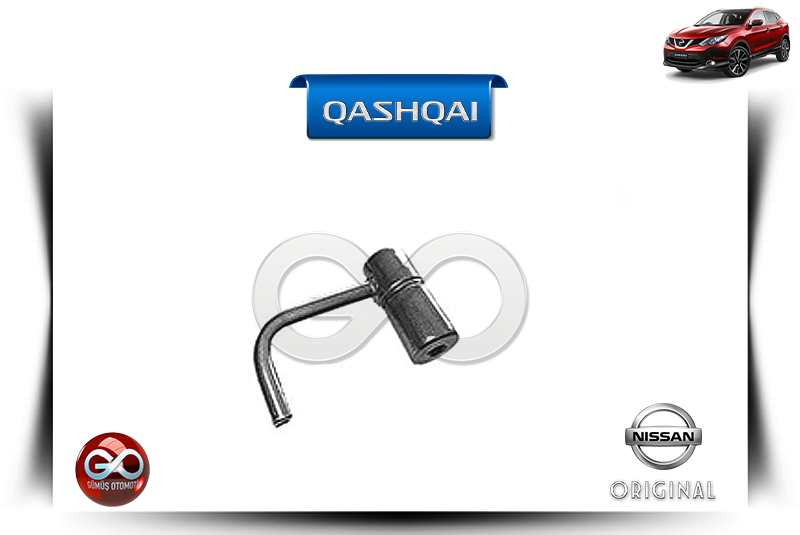 13081-00QAP<br> PİSTON YAĞLAMA JETİ<br> QASHQAI-J11E-K9K-1500 cc DİZEL - Gümüş Otomotiv