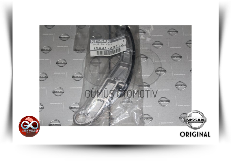 13091-AD210<br>EKSANTRİK ZİNCİRİ EĞRİ FİBER >>BÜYÜK<br>PICK UP >>ND22 >>YD25DDTI >>2500 cc  DİZEL - Gümüş Otomotiv
