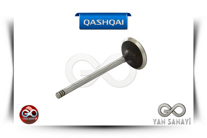 Otomobil süpapı, geniş yuvarlak başlıklı metal parça