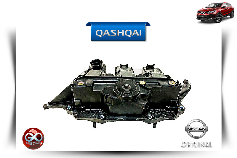 13264-00Q1F<br> KÜLBÜTÖR KAPAK<br> QASHQAI-J11E-R9M-1600 cc DİZEL - Gümüş Otomotiv