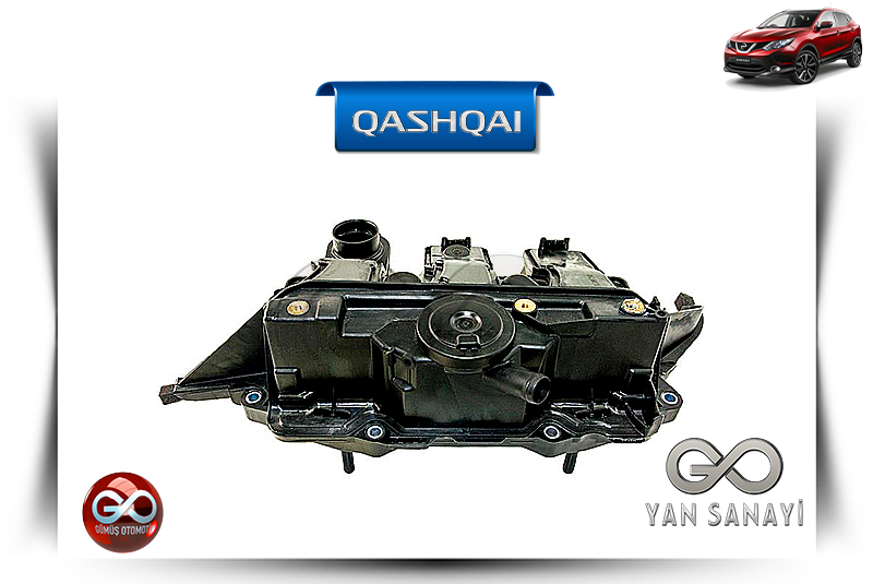 13264-00Q1F<br> KÜLBÜTÖR KAPAK<br> QASHQAI-J11E-R9M-1600 cc DİZEL - Gümüş Otomotiv