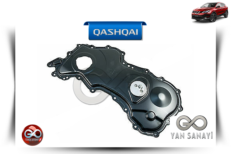 13501-00Q0J<br> EKSANTRİK ÖN KAPAK<br> QASHQAI-J11E-R9M-1600 cc DİZEL - Gümüş Otomotiv