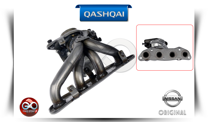 14002-JD20A<br> EKSOZ MANİFOLT<br> QASHQAI - J10E - MR20DE - 2000 cc DİZEL - Gümüş Otomotiv