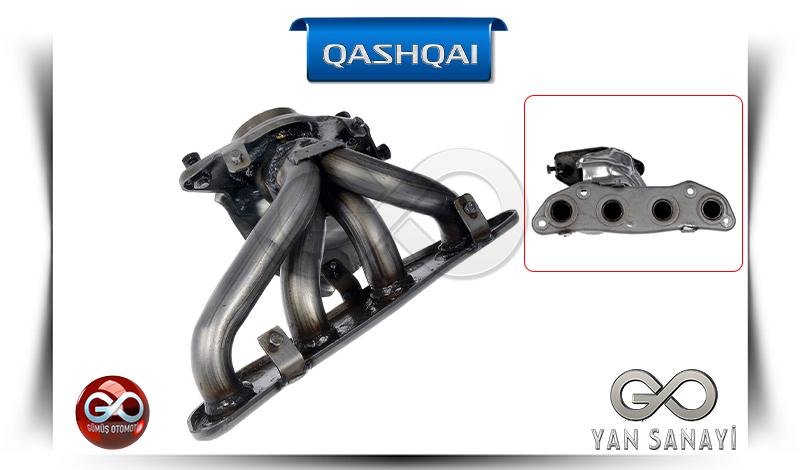 14002-JD20A<br> EKSOZ MANİFOLT<br> QASHQAI - J10E - MR20DE - 2000 cc DİZEL - Gümüş Otomotiv