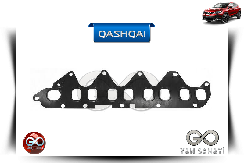 14036-00Q0K<br>EMME MANİFOLT CONTASI<br> QASHQAI-J11E-R9M-1600 cc DİZEL - Gümüş Otomotiv