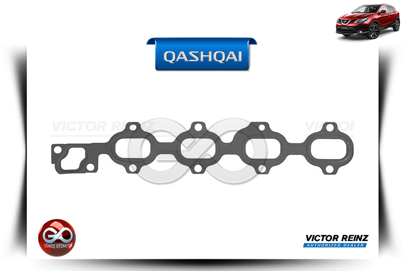 14036-00Q0L<br> EKSOZ MANİFOLT CONTASI<br> QASHQAI-J11E-R9M-1600 cc DİZEL - Gümüş Otomotiv
