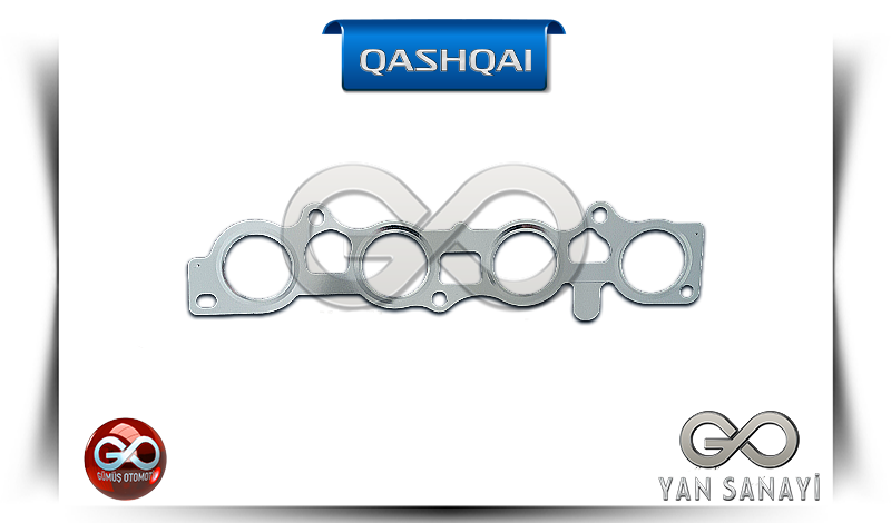14036-ED800<br> EKSOZ MANİFOLT CONTASI<br> QASHQAI - J10E - MR20DE - 2000 cc DİZEL - Gümüş Otomotiv