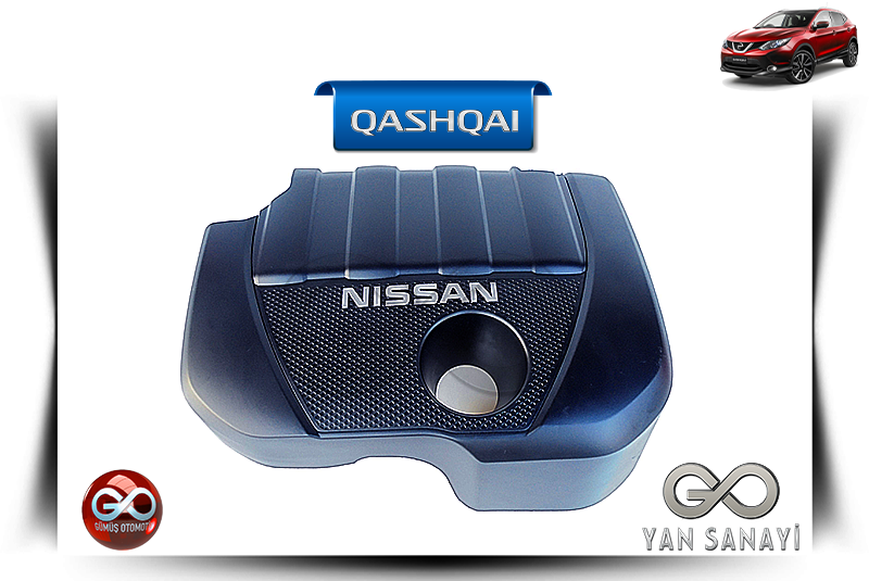 14041-4EA0A<br> MOTOR KORUYUCU ÜST BAKALİT<br> QASHQAI-J11E-K9K-1500 cc DİZEL - Gümüş Otomotiv