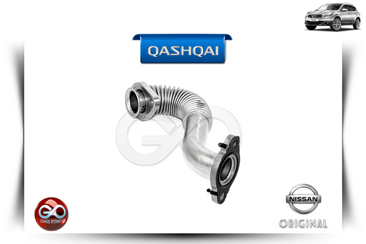 14120-00Q0F<br>KOMPLE EGR TÜP<br> QASHQAI - J10E - MR20DE - 2000 cc DİZEL - Gümüş Otomotiv