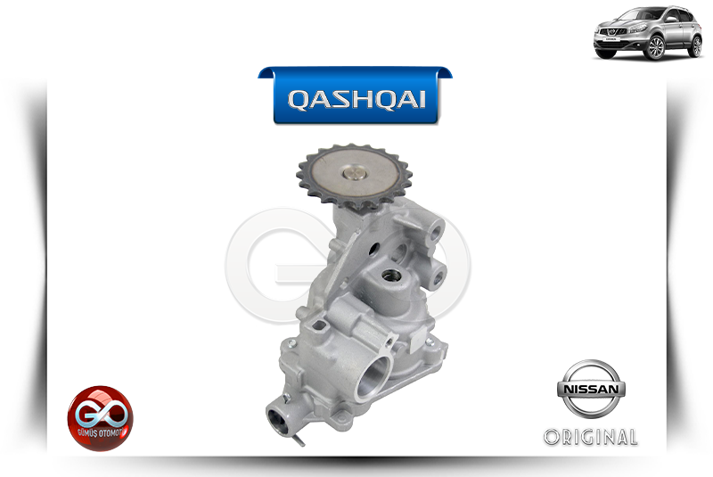 15010-00Q1F<br>KOMPLE YAĞ POMPASI<br> QASHQAI - J10E - MR20DE - 2000 cc DİZEL - Gümüş Otomotiv