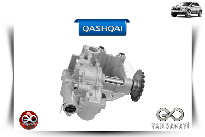 15010-00Q1F<br>KOMPLE YAĞ POMPASI<br> QASHQAI - J10E - MR20DE - 2000 cc DİZEL - Gümüş Otomotiv