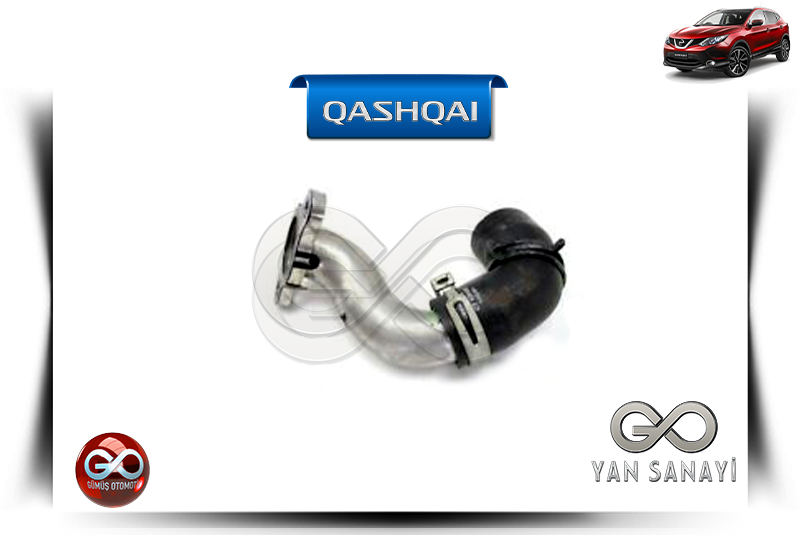 14120-00Q0P<br> EGR BORUSU<br> QASHQAI-J11E-R9M-1600 cc DİZEL - Gümüş Otomotiv