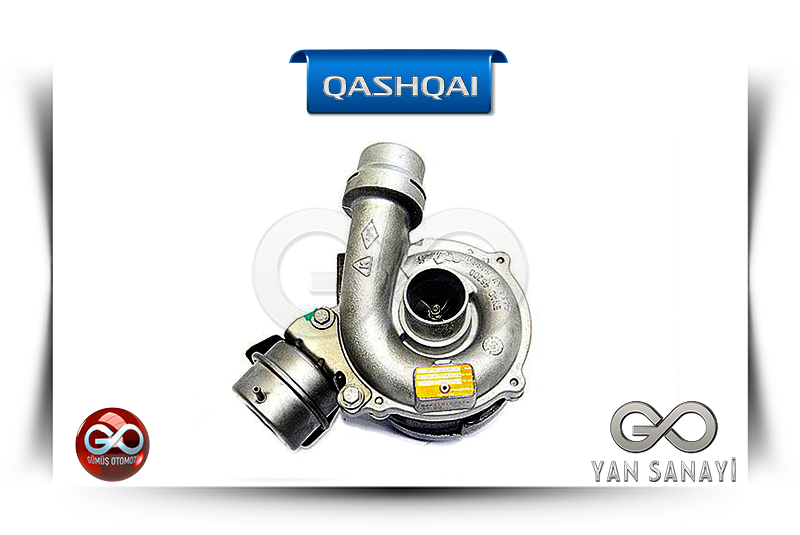 14411-00Q0F<br>KOMPLE TURBO<br>QASHQAI-J10E-K9K-1500 cc DİZEL - Gümüş Otomotiv
