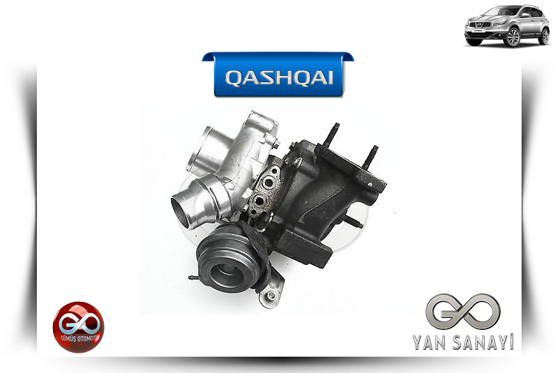14411-00Q0G<br> TURBO ŞARJ<br> QASHQAI - J10E - MR20DE - 2000 cc DİZEL - Gümüş Otomotiv